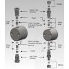  Outlet valve for 2SIP Eldex 