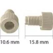  Raccord PEEK naturel 1/4-28 