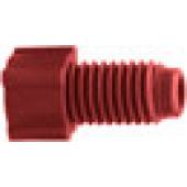  Raccord  bride PP rouge 