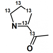  2-Acetyl-1-pyrroline-13C5 
