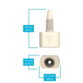  Raccord conique PEEK 10-32 