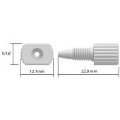  Raccord conique PVDF 10-32 