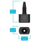  Raccord conique PEEK 10-32 