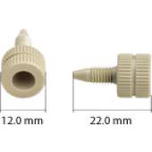  Raccord conique Sandard PEEK 