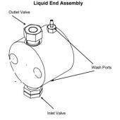  Liquid End, Optos, 1/8", PK 