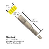  Raccord conique 10-32 PEEK 