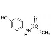  Acetaminophen-13C2, 15N 