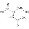  N-Acetyl-L-cysteine-13C3,15N 