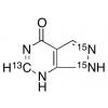  Allopurinol-13C,15N2 