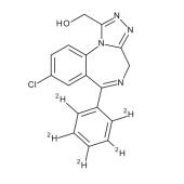  alpha-Hydroxyalprazolam-D5 