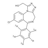  alpha-Hydroxyalprazolam-D5 