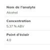  Wine - Alcohol (5%) 