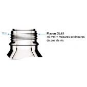  Bouteille GL45 verre clair 