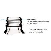  Bouteille GL45 verre ambr 1L 