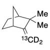  (-)-Camphene-13C,D2 (major) 