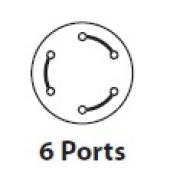  Stator 6 port 2-pos C2N-valve 