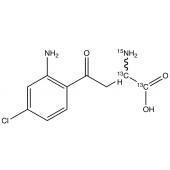  4-Chloro Kynurenine-13C2,15N 