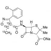  Cloxacillin-13C4 Sodium Salt 