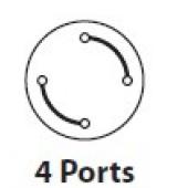  Rotor seal 4 port 2-pos C72- 