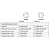  Rotor seal 10 port 2-pos C72M- 