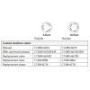  Rotor seal 6 port 2-pos C72M- 