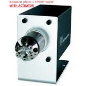  6 port 2-pos valve, manual 
