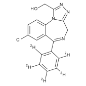  alpha-Hydroxyalprazolam-D5 