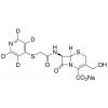  Desacetyl Cephapirin-d6 Sodium 