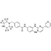  N-Desmethyl Imatinib-d8 