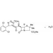  Dicloxacillin-13C4 Sodium Salt 