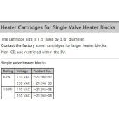  Heater cartridge, repl. 