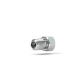 Raccord fond plat 1/4-28 Inox 