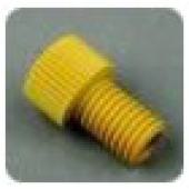  Raccord fond plat 1/4-28 PEEK 