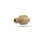  Raccord fond plat 1/4-28 PEEK 