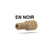  Raccord fond plat 1/4-28 PEEK 