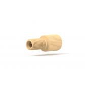  Raccord fond plat Delrin beige 