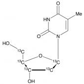  Thymidine-1',2',3',4',5'-13C5 