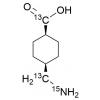  cis-Tranexamic Acid-13C2,15N 