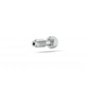  Raccord fond plat 10-32 Inox 