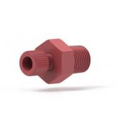  Adaptateur PEEK 1/8" NPT Mle 