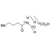  N-Valerylglycine-13C2,15N 